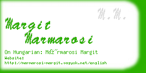 margit marmarosi business card